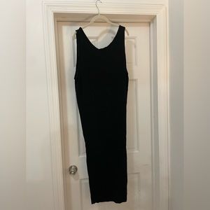 Black Helmut Lang dress